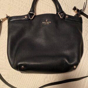 Kate Spade convertible crossbody pebbled leather bag